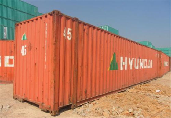 China 45 Voet Hoge Overzeese van de Kubus Tweede Hand Containers/2de Hand Verschepende Containers  leverancier