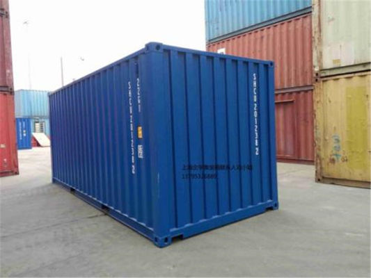 China 20gp Containers van de staal de Droge Aankoop Gebruikte Lading/Blauwe Internationale Container leverancier
