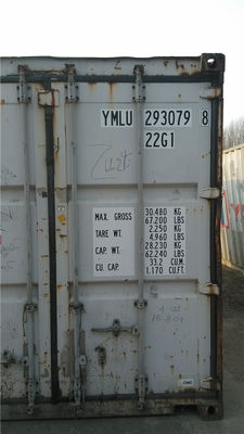 China 2de Hand Verschepende Containers voor Wegvervoer 6.06m *2.44m * 2.59m leverancier
