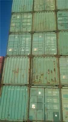 China Droog Gebruikte 20ft het Verschepen Container Diverse Kleuren/Gebruikte Opslagcontainers leverancier