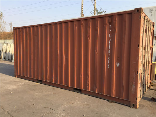 China Staal de Droge Gebruikte 20ft Verschepende Container/Containers van de Tweede Handopslag leverancier