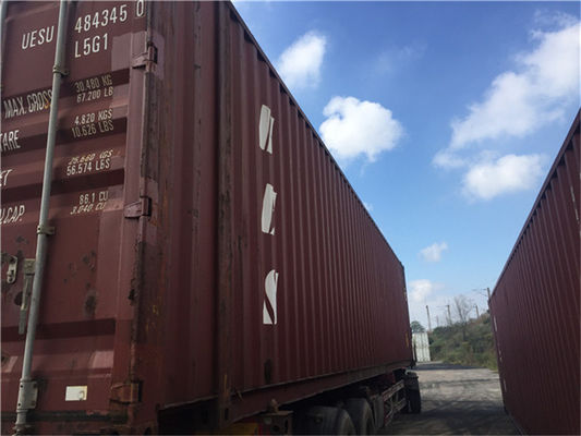 China 20 van het de Handstaal van voet Tweede de Opslagcontainers/Tweede Hand Overzeese Containers leverancier