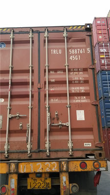China Rood Staal 20 van de het Staalopslag van de Voet Tweede Hand Containersvolume 33 Cbm leverancier