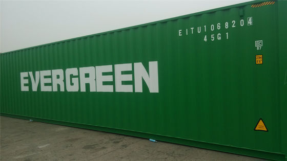 China Blauwe Staal Gebruikte Vrachtcontainers 20 Voet voor Marien Vervoer leverancier