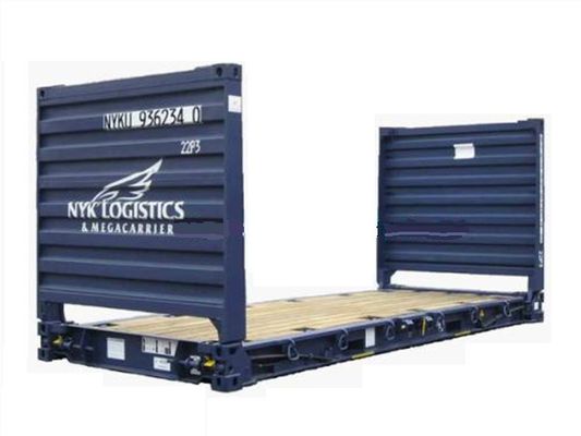 China Het metaal gebruikte Vlakke Verschepende Container 8 X 20 van Rekcontainers/voor Verkoop leverancier