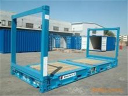 China 20gp Containers van het staal de Droge Gebruikte Vlakke Rek/vlak Rek Verschepende Container leverancier