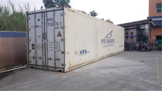 China 28cbm het verschepen van 40 Voet koelde Container met Gecontroleerde Temperatuur leverancier