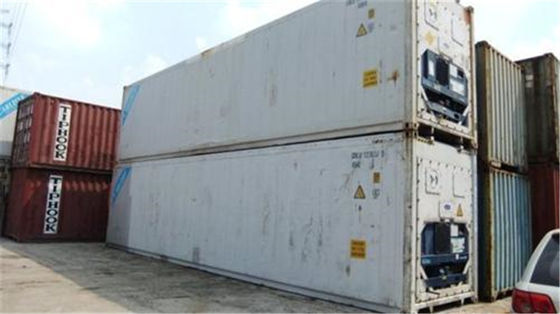 China Het gebruikte Staal van de Adelborstcontainer 40 Voet Gekoelde Verschepende Container  leverancier