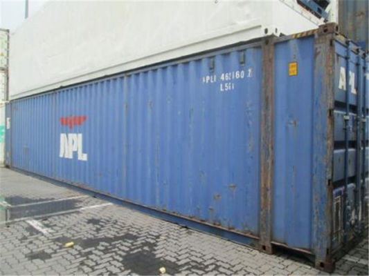 China Gebruikte Hoge de Kubus Verschepende Container 45HQ 8 van de Staalopslag in Nieuw leverancier