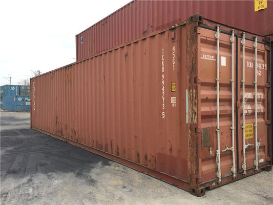 China 45ft Hoge het Staalcontainers van de Kubus Tweede Hand voor Land Oceaanvervoer leverancier
