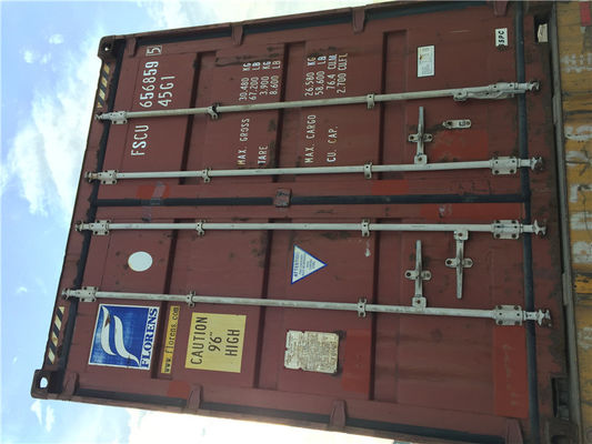 China 45HQ de Kubus van tweede Handgoederen Hoge het Verschepen Container RODE Kleur leverancier