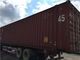45 Voet Hoge Overzeese van de Kubus Tweede Hand Containers/2de Hand Verschepende Containers  leverancier