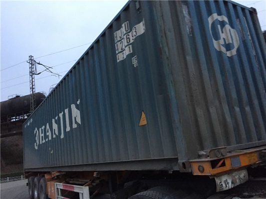 China De droge Verschepende Containers van de Staal 2de Hand voor Intermodaal vervoer leverancier