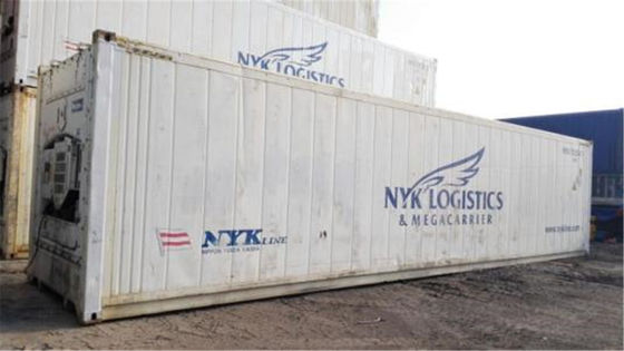 China Container van de witmetaal de 40FR Gebruikte Adelborst voor het Standaard Verschepen leverancier